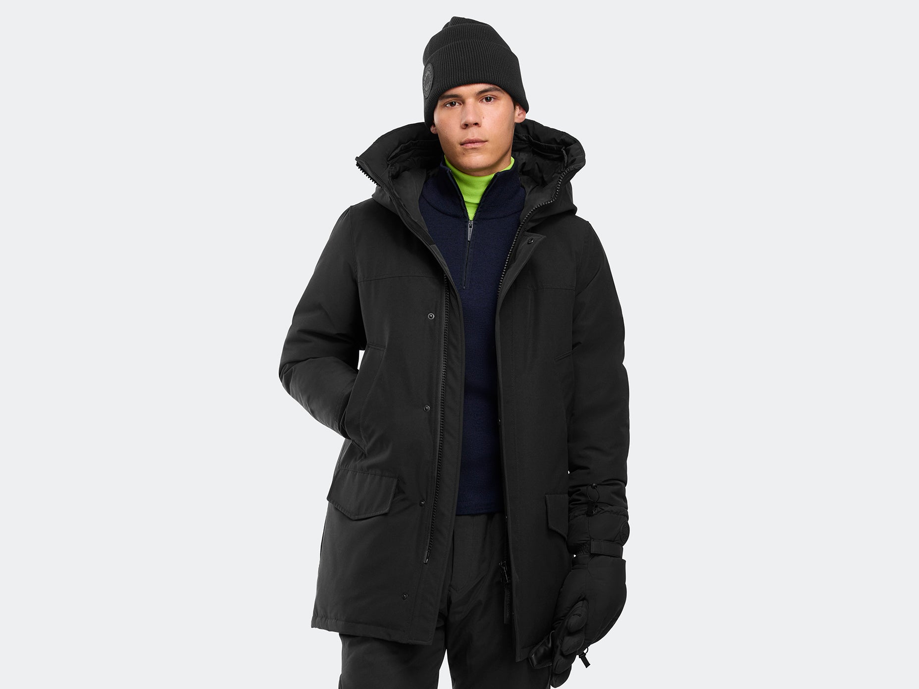 langford parka black disc