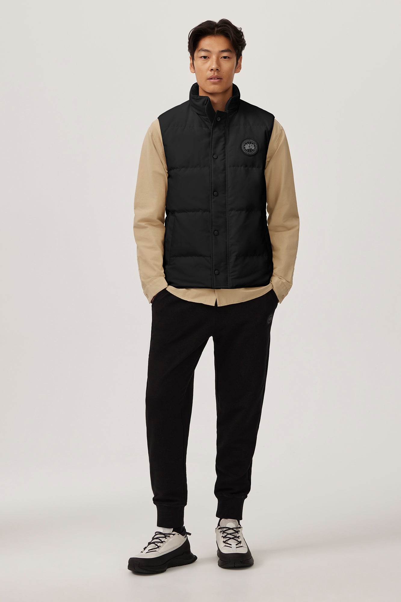Garson Vest ブラック　S BLACK DISC】Garson Vest Black Label | CANADA GOOSE(カナダ