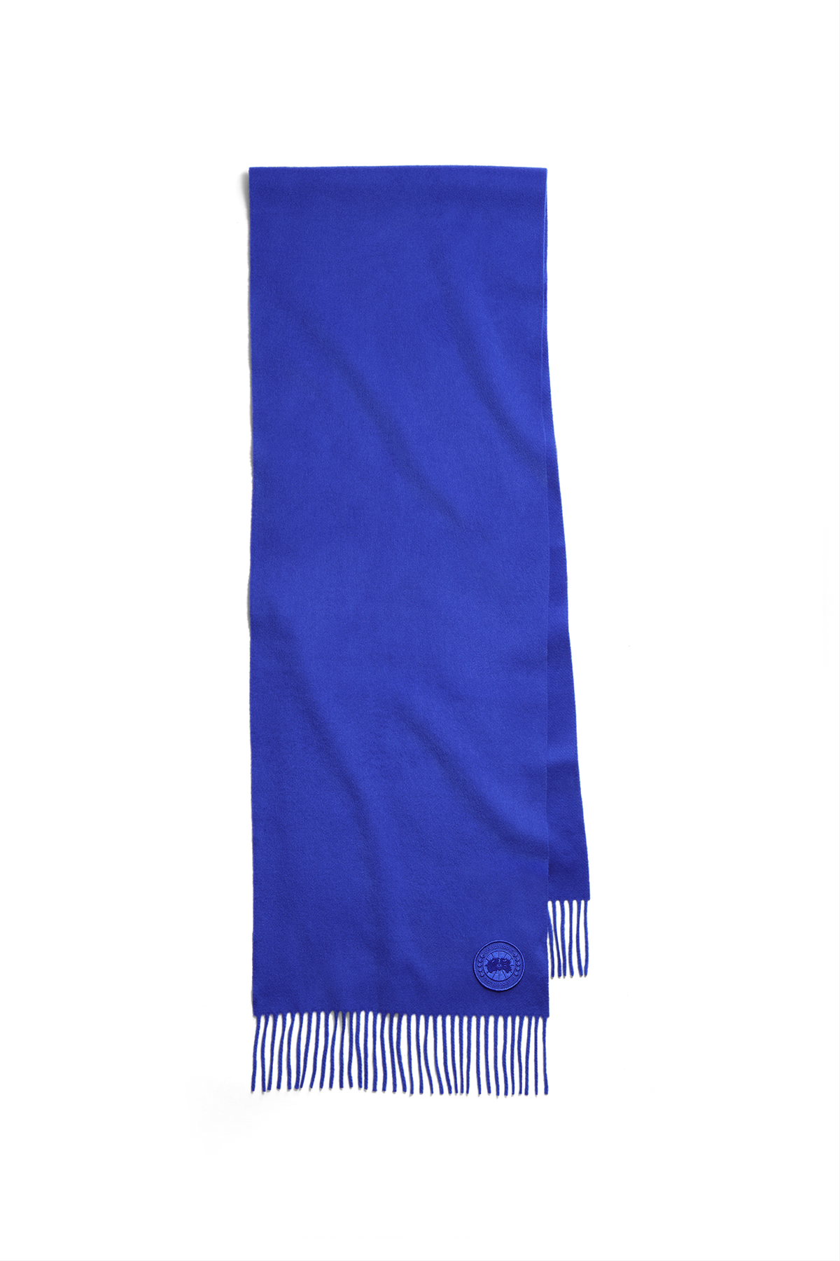 Wool Cashmere Blend Fringe Scarf