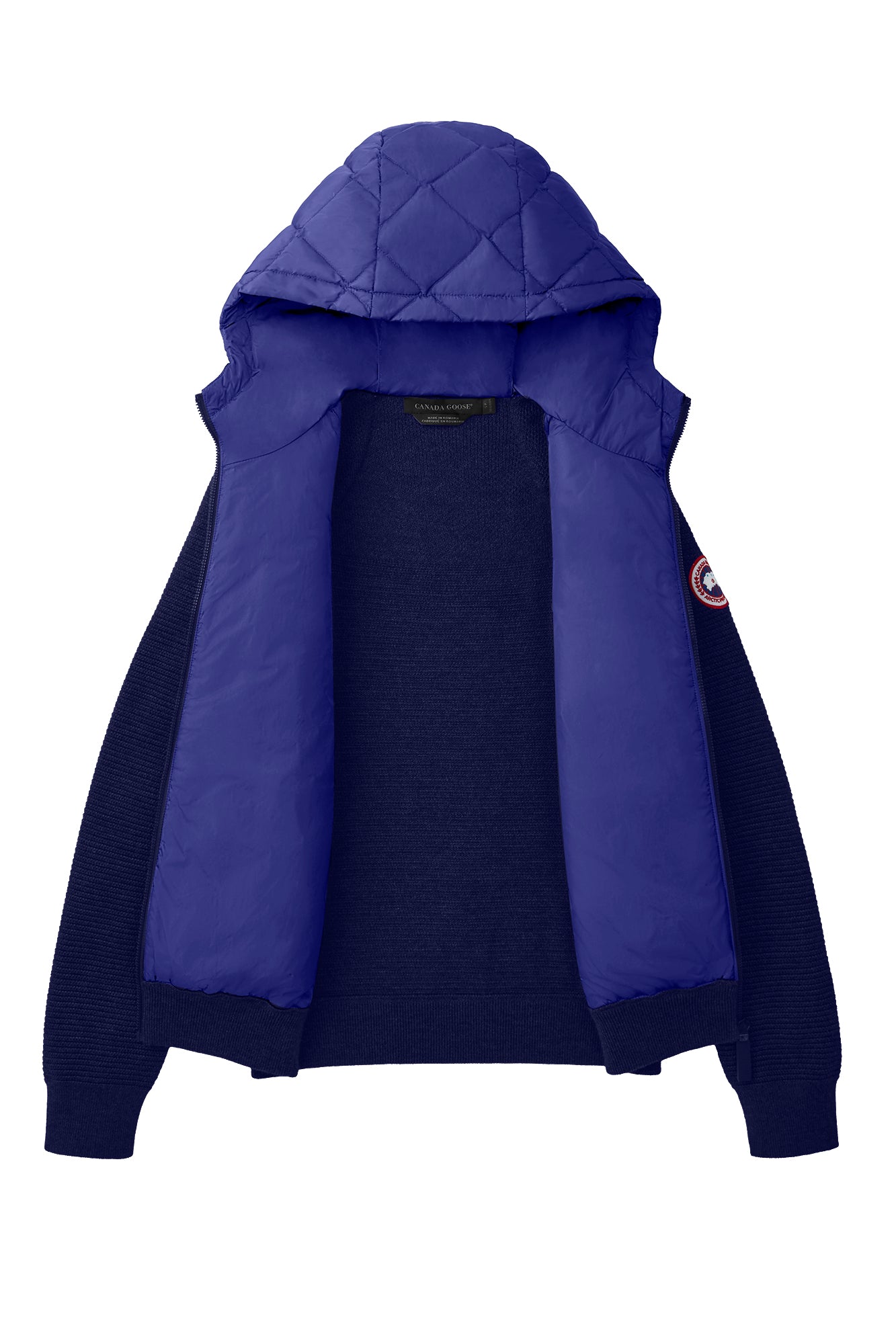 Hybridge Quilted Knit Hoodie