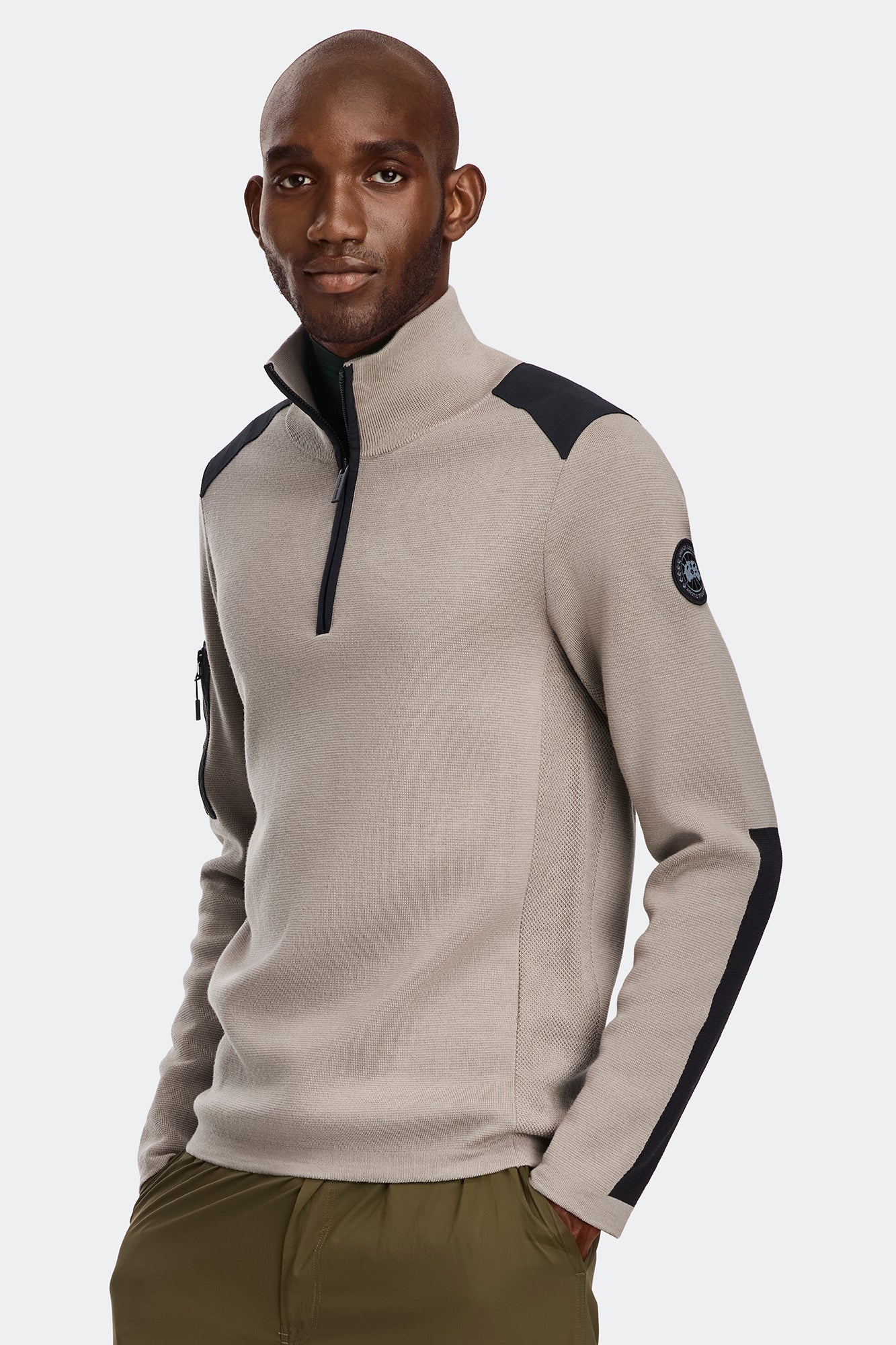 Stormont 1/4 Zip Sweater Black Label – Canada Goose