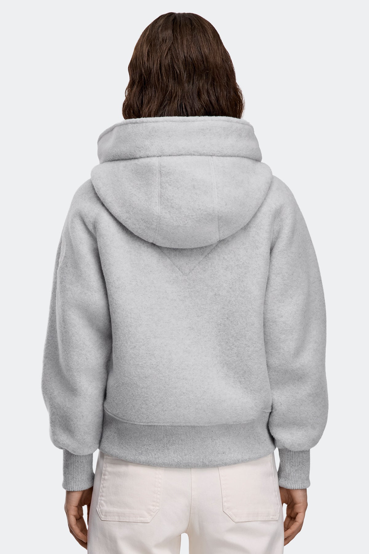 Chilliwack Fleece Bomber - White Disc