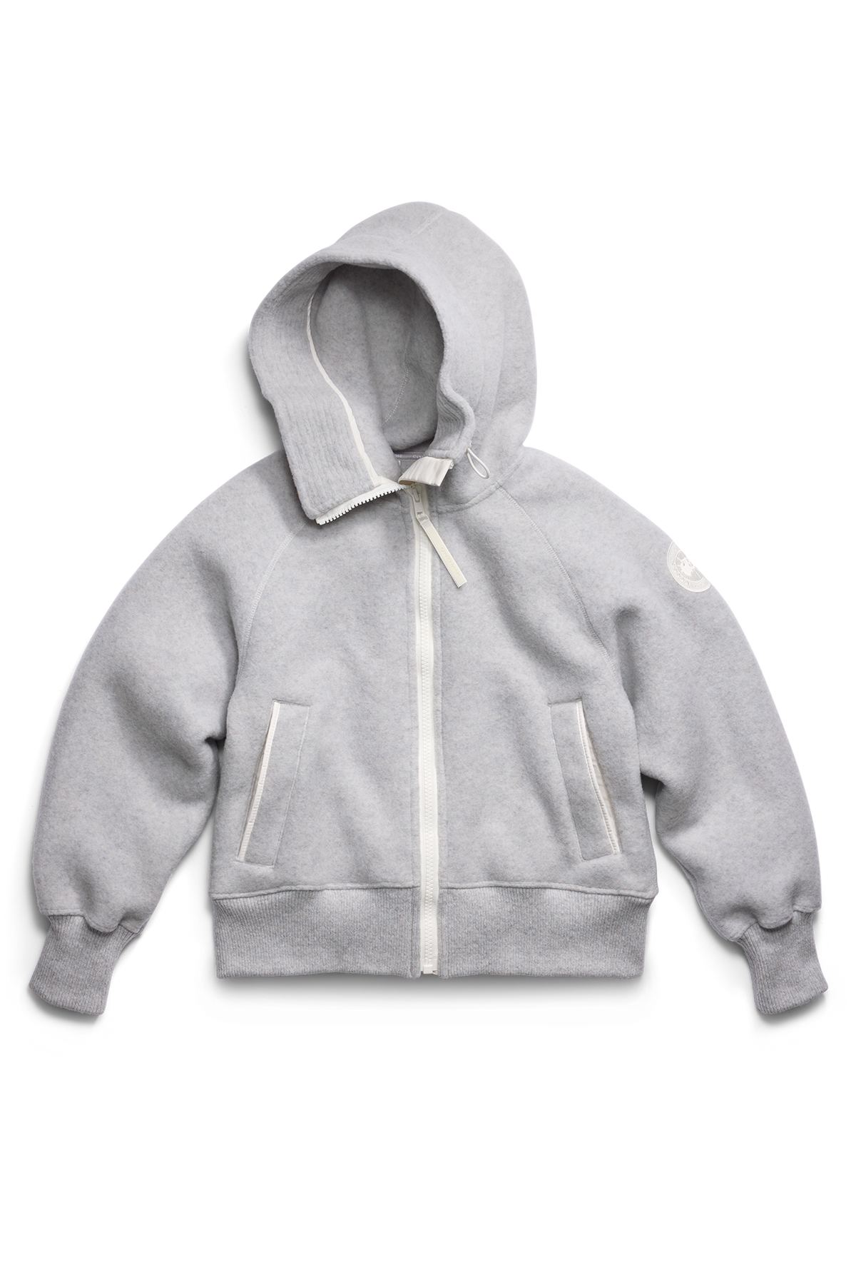 Chilliwack Fleece Bomber - White Disc