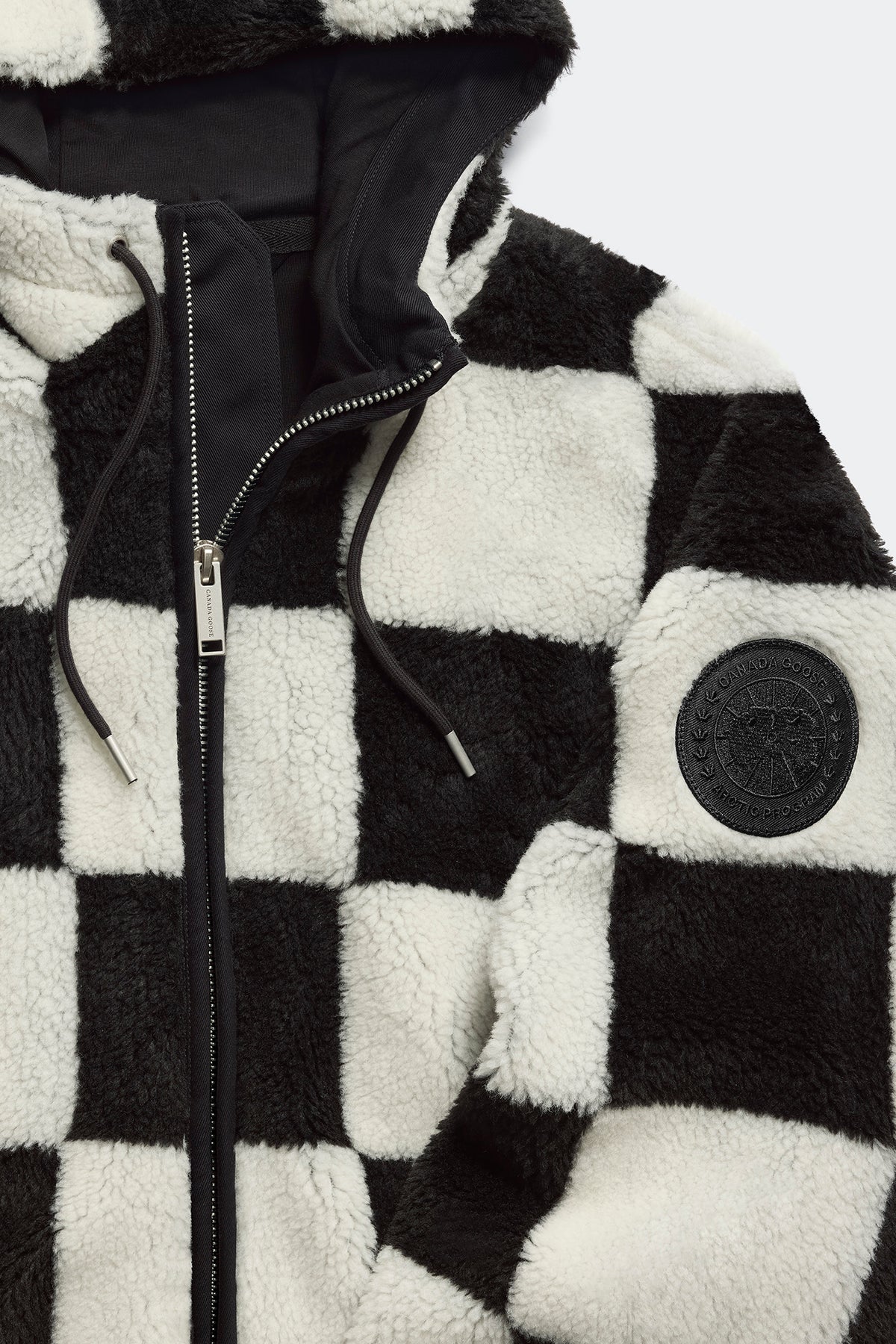 Harrier Checkered Fleece Hoodie