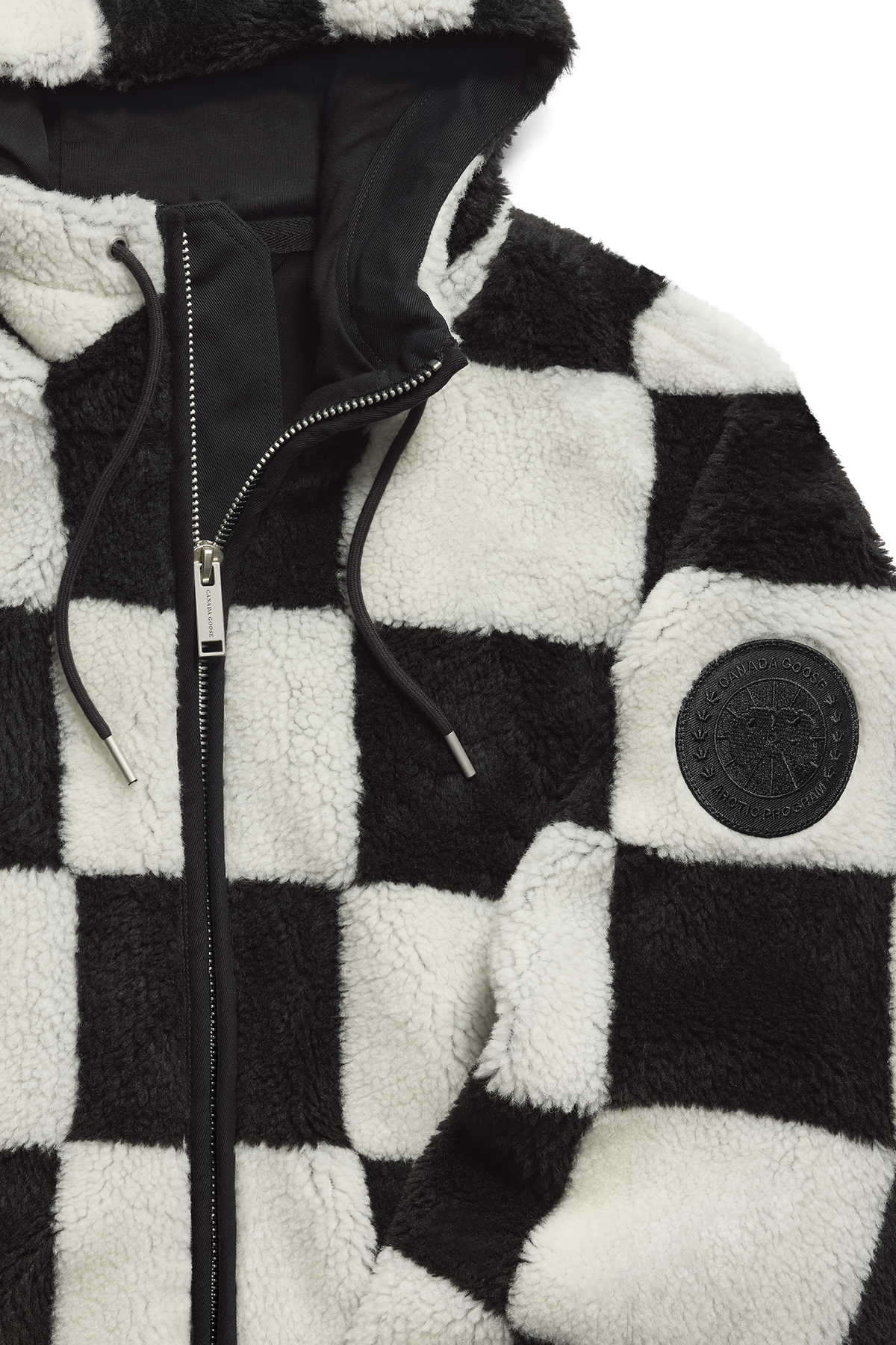 Harrier Checkered Fleece Hoodie