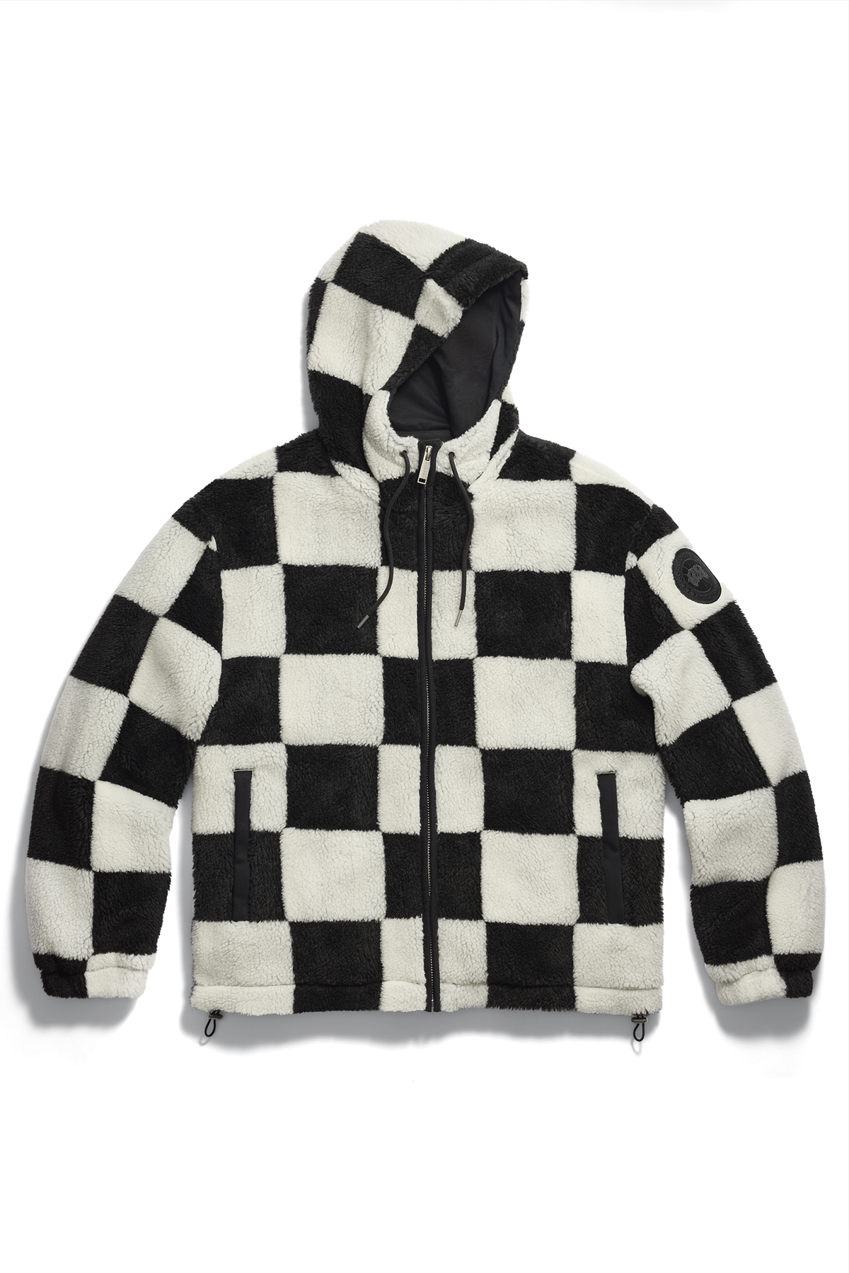 Harrier Checkered Fleece Hoodie