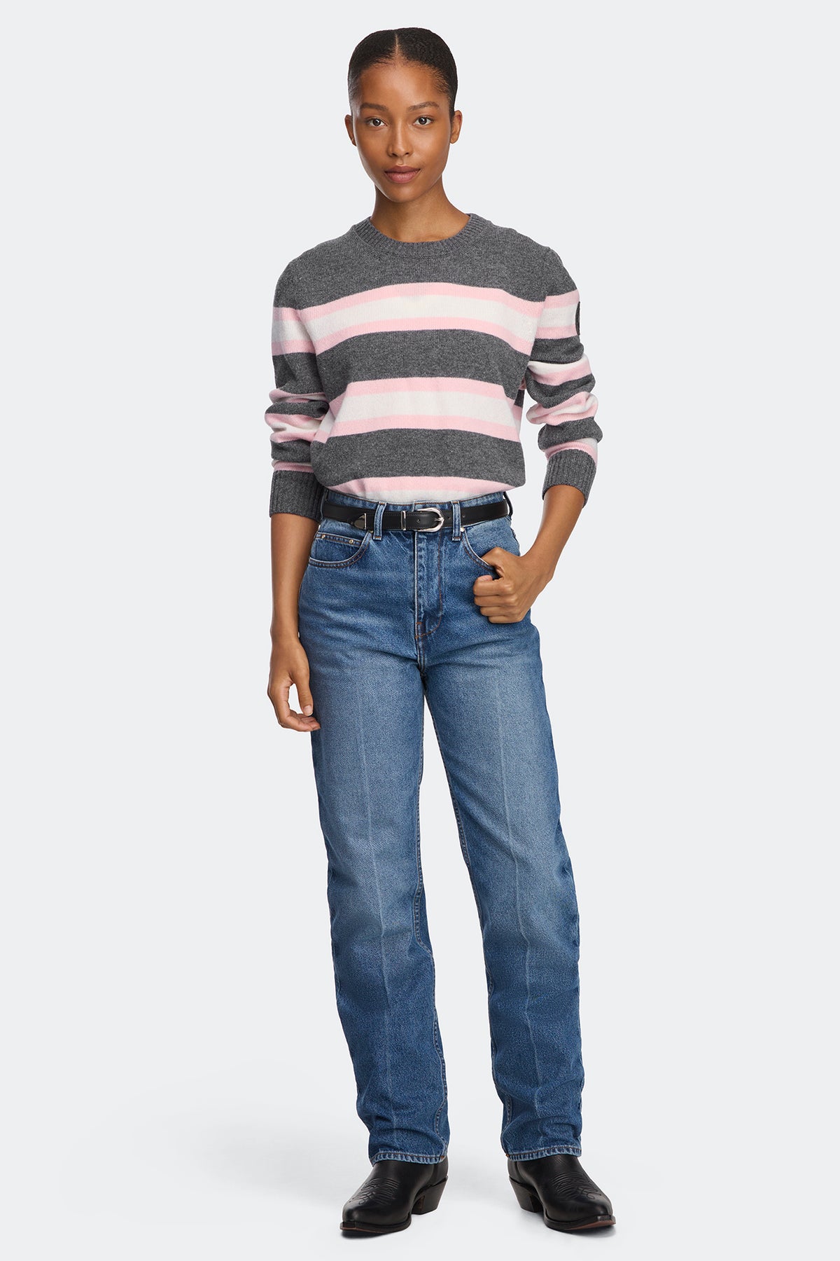 Joffre Striped Crew Knit