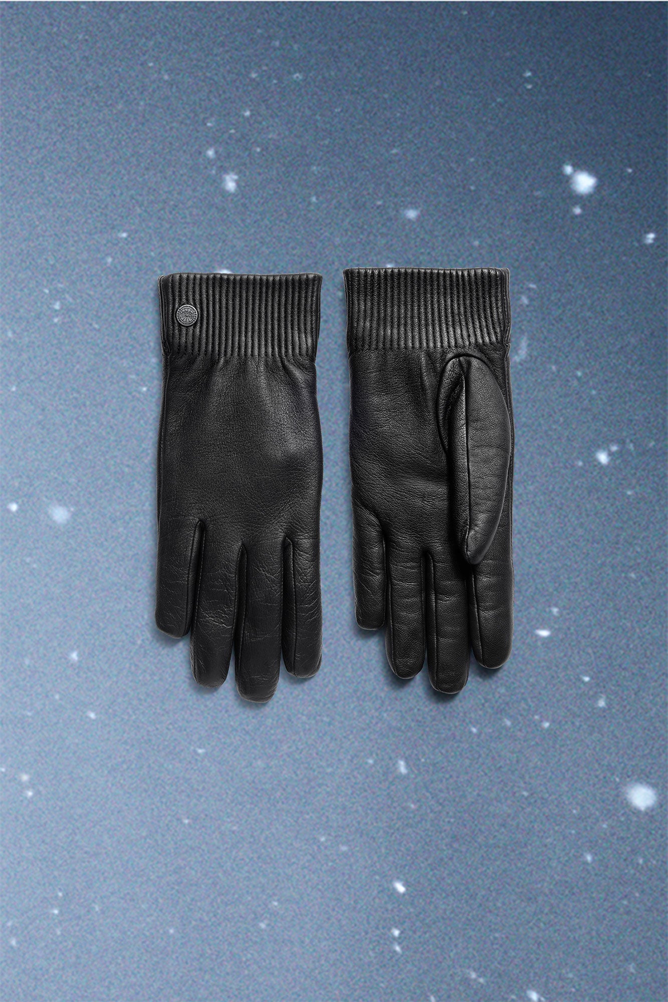 Leather Glove Ribbed Luxe