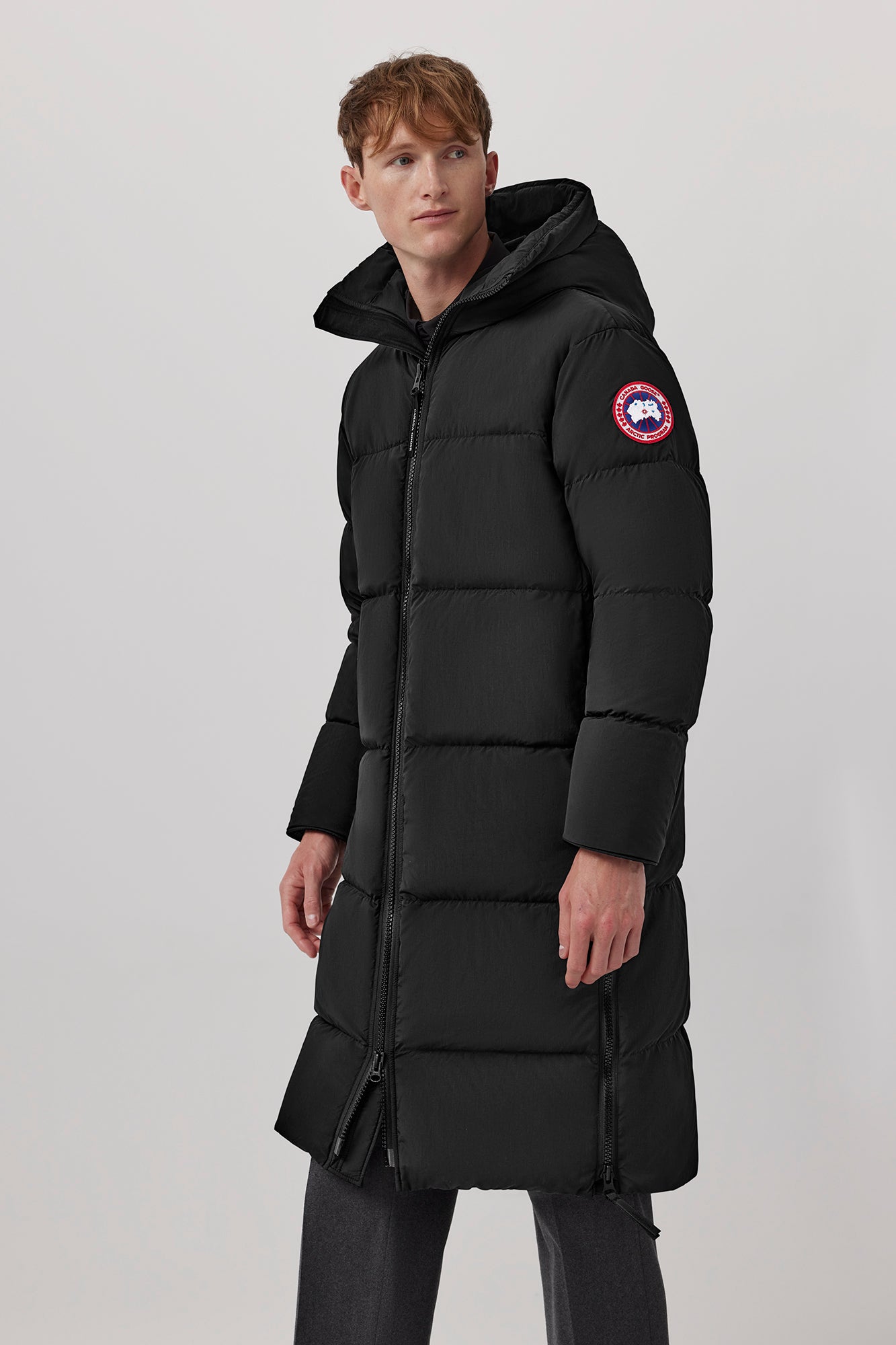 Canada goose vest with fur clearance hood