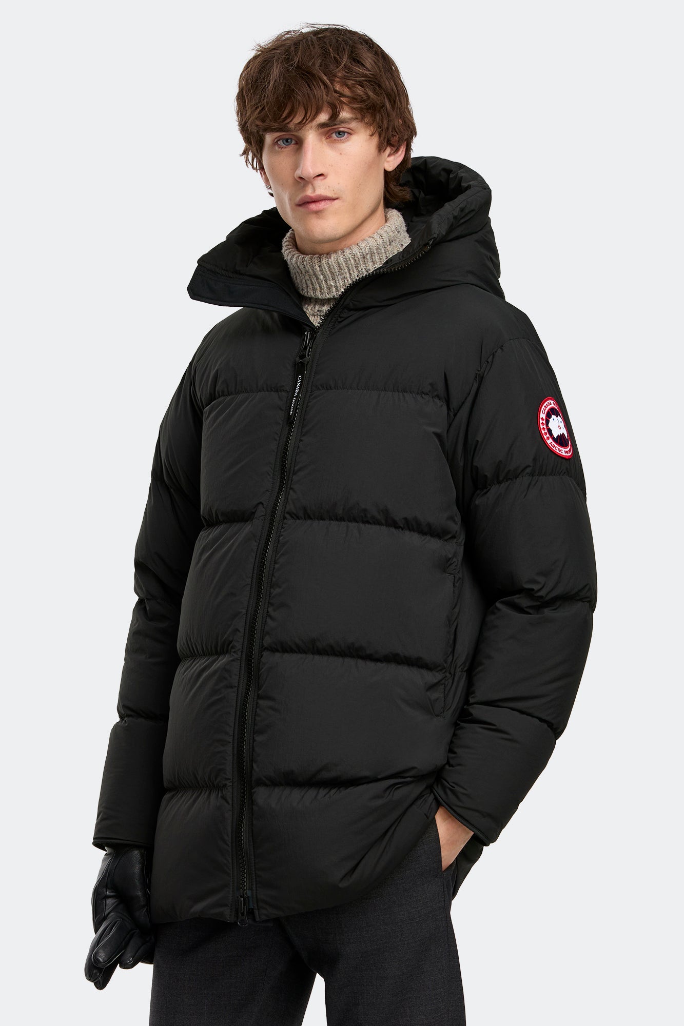 Lawrence Long Puffer Canada Goose Bubble Coat Men Lawrence
