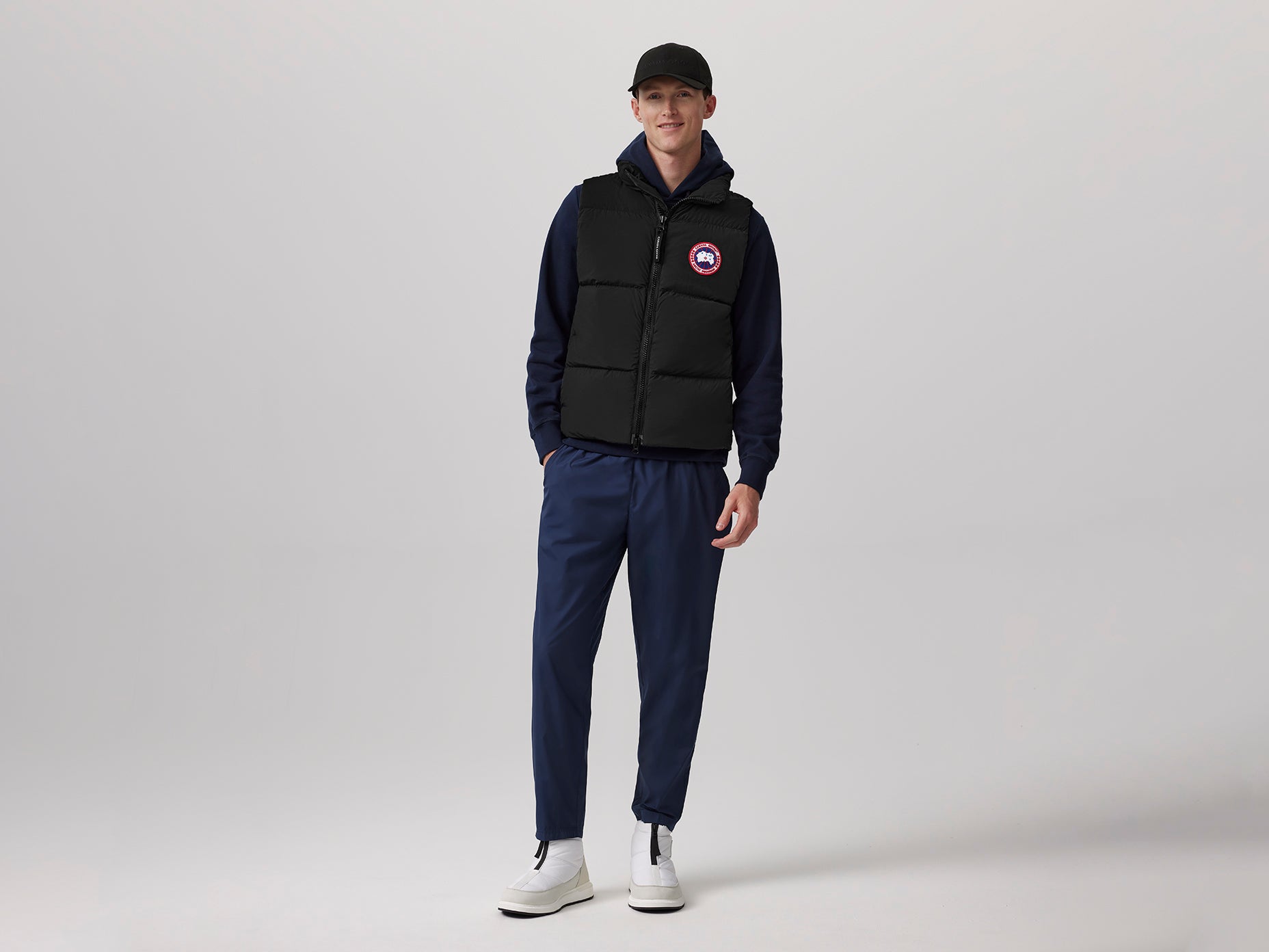 Canada goose gilet black on sale mens