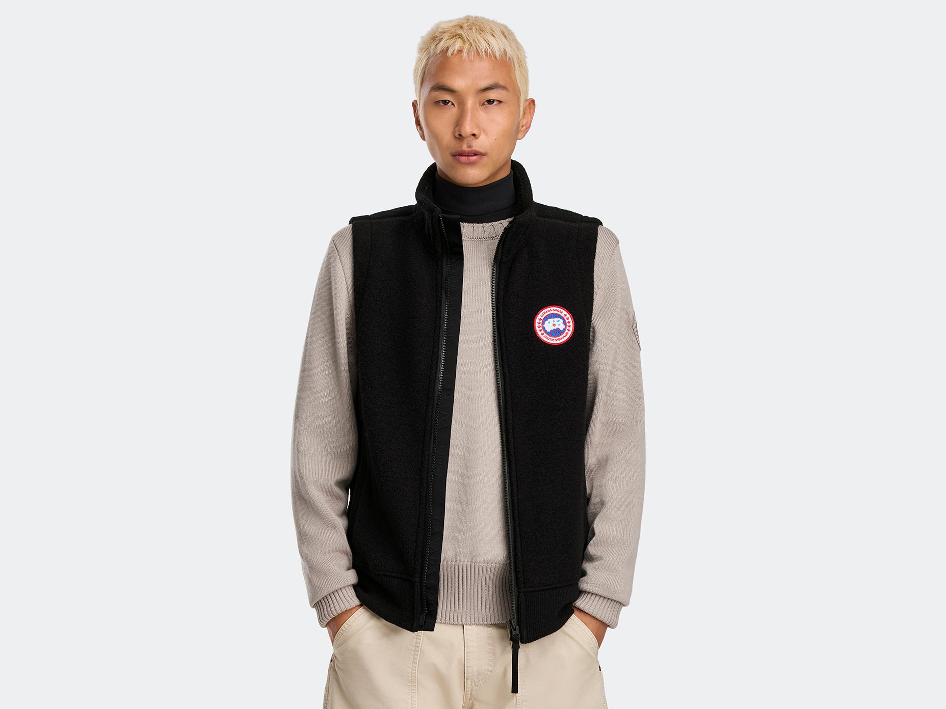 トップス   Mersey Vest Kind Fleece Canada Goose Mersey Kind Fleece Vest - Men's | Altitude Sports